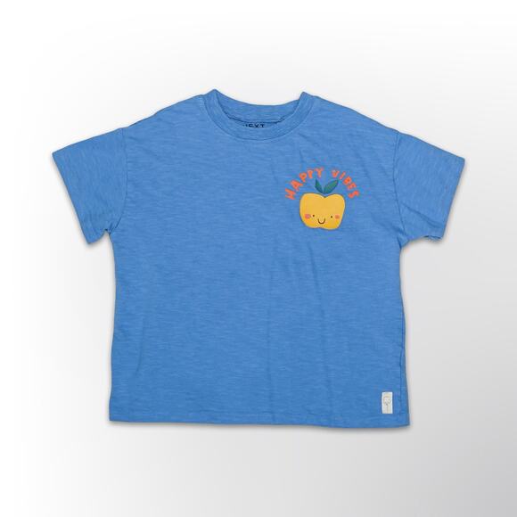 NEXT Kids Happy Vibes Graphic T-Shirt - Size 6-7Y - Picture 1 of 2